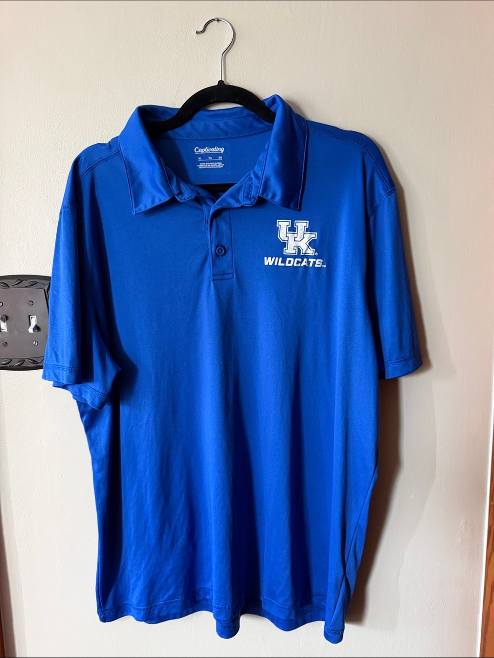 Men’s Kentucky Wildcats Royal Blue Polo Shirt